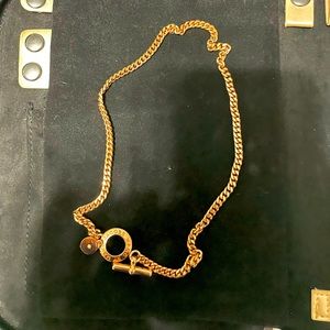 Marc Jacobs necklace rose gold